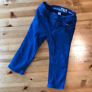 Baby gap bright blue girls skinny jean